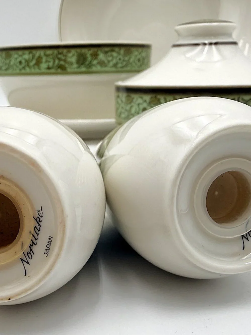 70's Noritake Expressions MOON VALLEY 7044 China Completer Set 7pcs Excellent